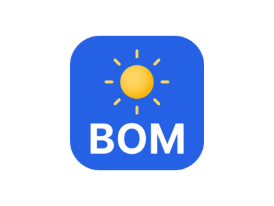 BOM app icon logo