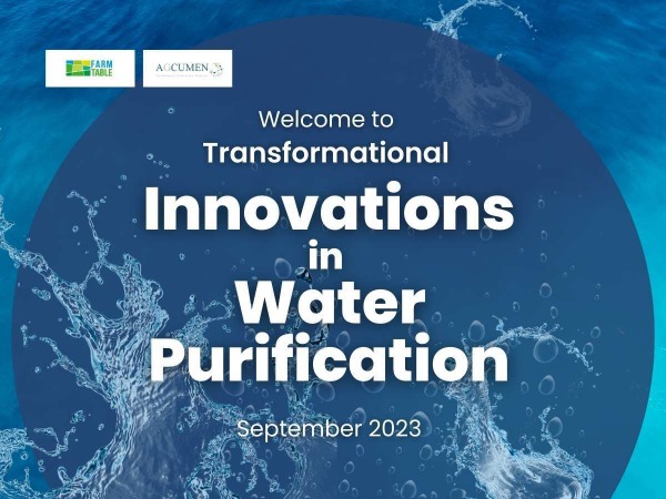 featured 9 of the latest advances in water purification