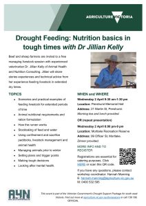 Drought Feeding with Dr Jillian Kelly Penshurst & Mortlake 1 Drought Feeding