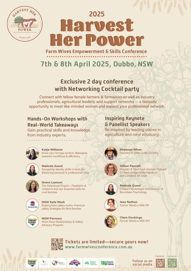 Harvest Her Power 2025 Wrap-up 3 poster 2025 harvest her power