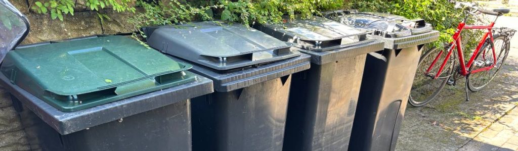 bins renewable energy farm table