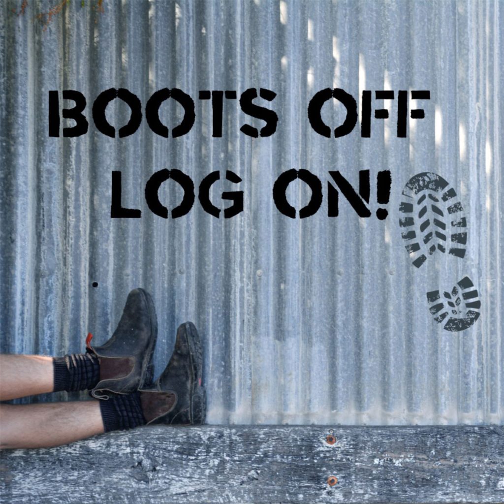 Boots Off Log On